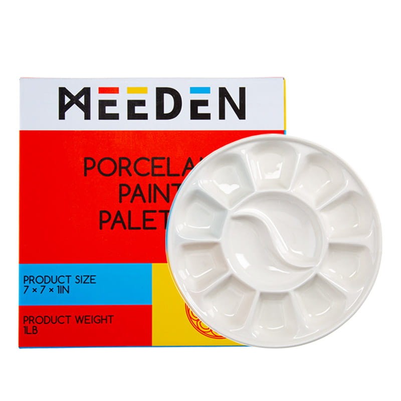 Paletka ceramiczna Meeden średnica 18 cm 12 zagłębień 01