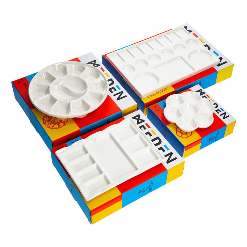 Paletka ceramiczna Meeden średnica 18 cm 12 zagłębień 04