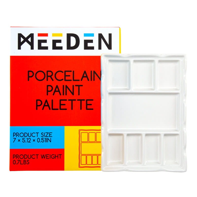 Paletka ceramiczna Meeden 13x18 cm 8 zagłębień 01