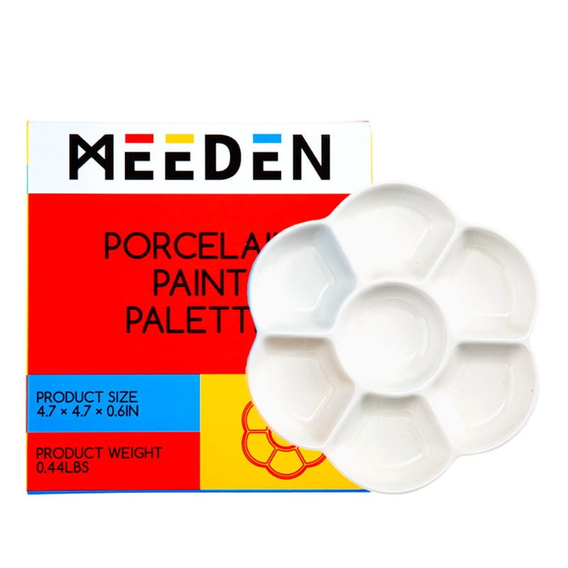 Paletka ceramiczna Meeden średnica 12 cm 7 zagłębień 01