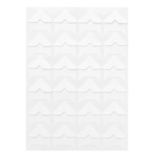 Narożniki do zdjęć samoprzylepne dpCraft 48 szt. - białe 