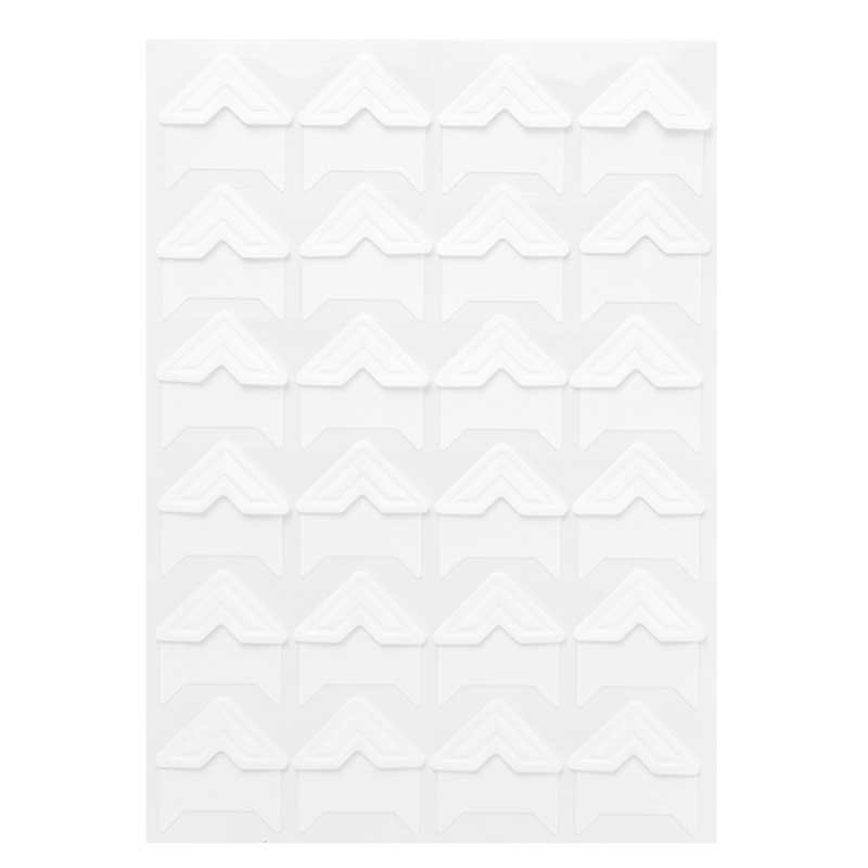 Narożniki do zdjęć samoprzylepne dpCraft 48 szt białe 01