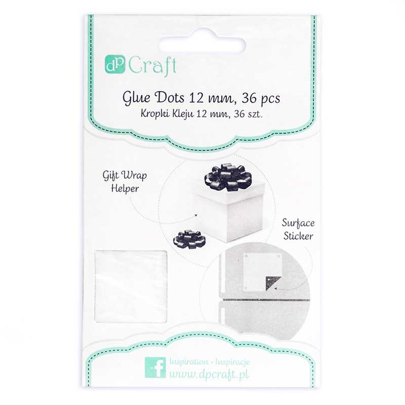 Kropki kleju dpCraft 36 szt 13 mm 01