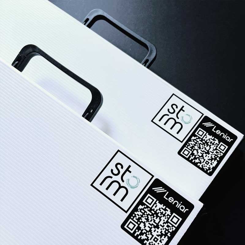 Teczka na rysunki A3 Leniar biała 29.7 x 42 cm 001