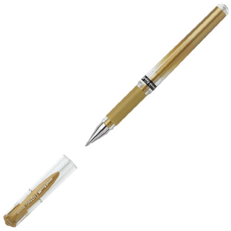 Długopis żelowy uni-ball Signo UM-153 1 mm złoty 03