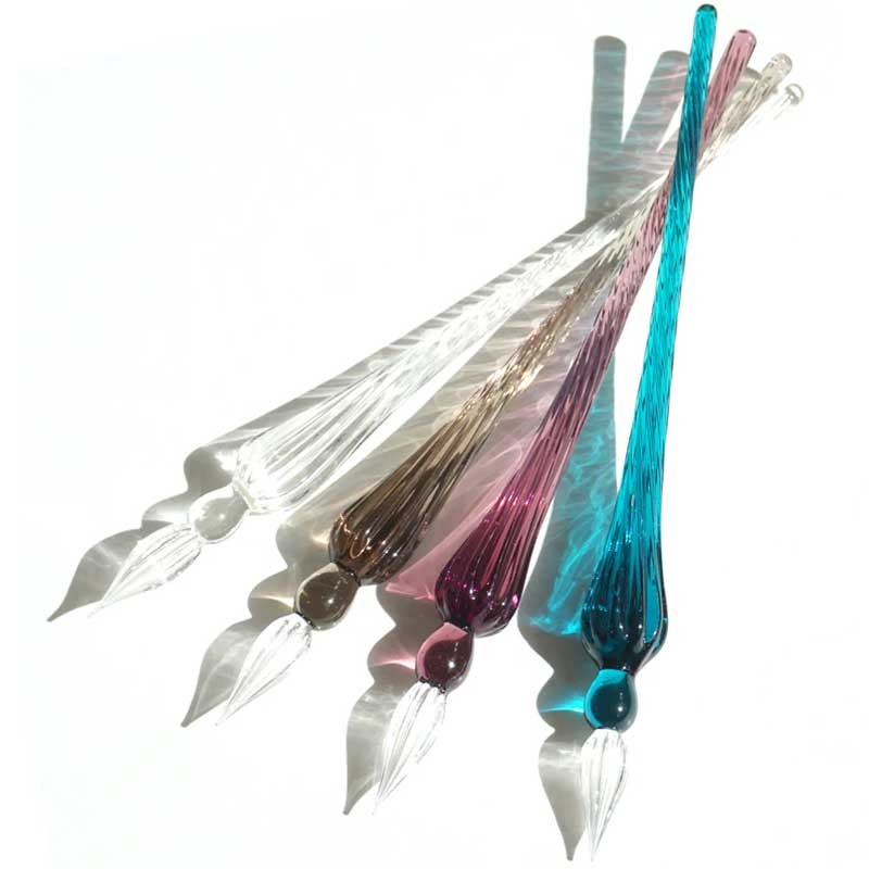 Szklane pióro J. Herbin 18.5 cm Black 03