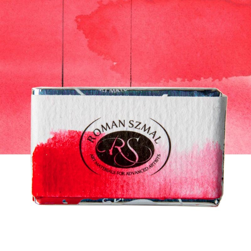 Farba-akwarelowa-Aquarius-Roman-Szmal-374-Quinacridone-Warm-Scarlet 01