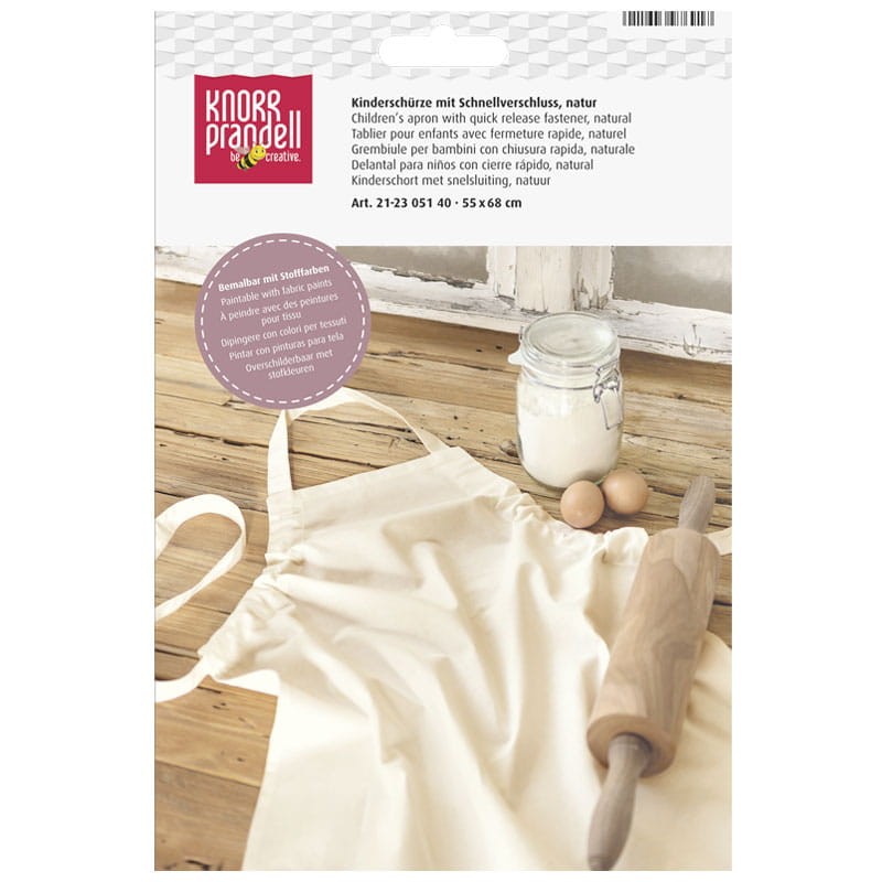Fartuch bawełniany Knorr Prandell 55 x 68 cm naturalny 03