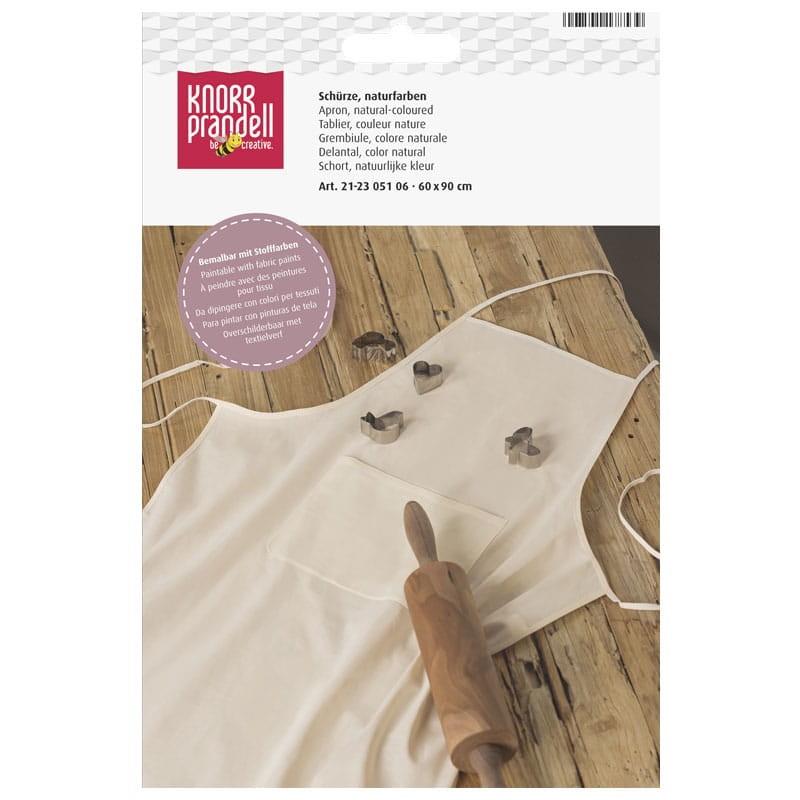 Fartuch bawełniany z kieszonką Knorr Prandell 60 x 90 cm naturalny 04