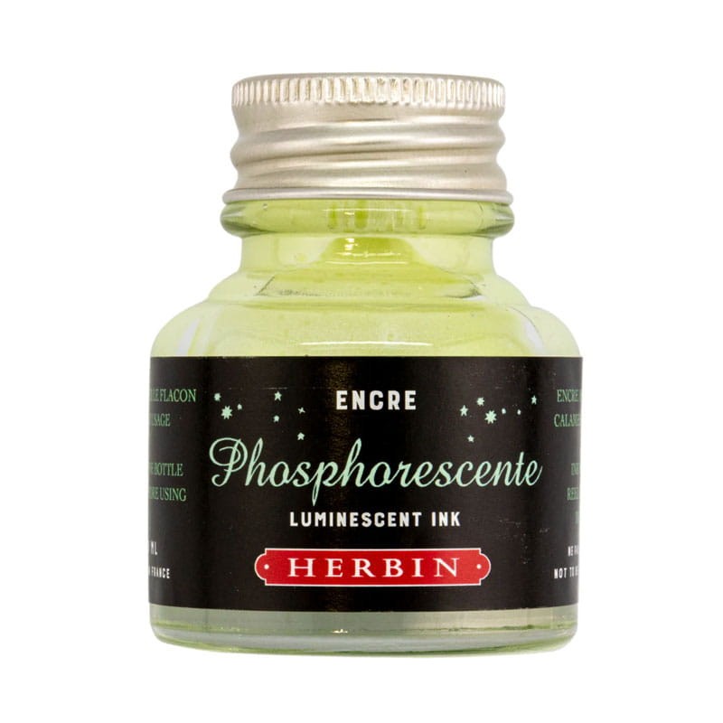 Atrament fosforyzujący świecący w ciemności J. Herbin 30 ml 02