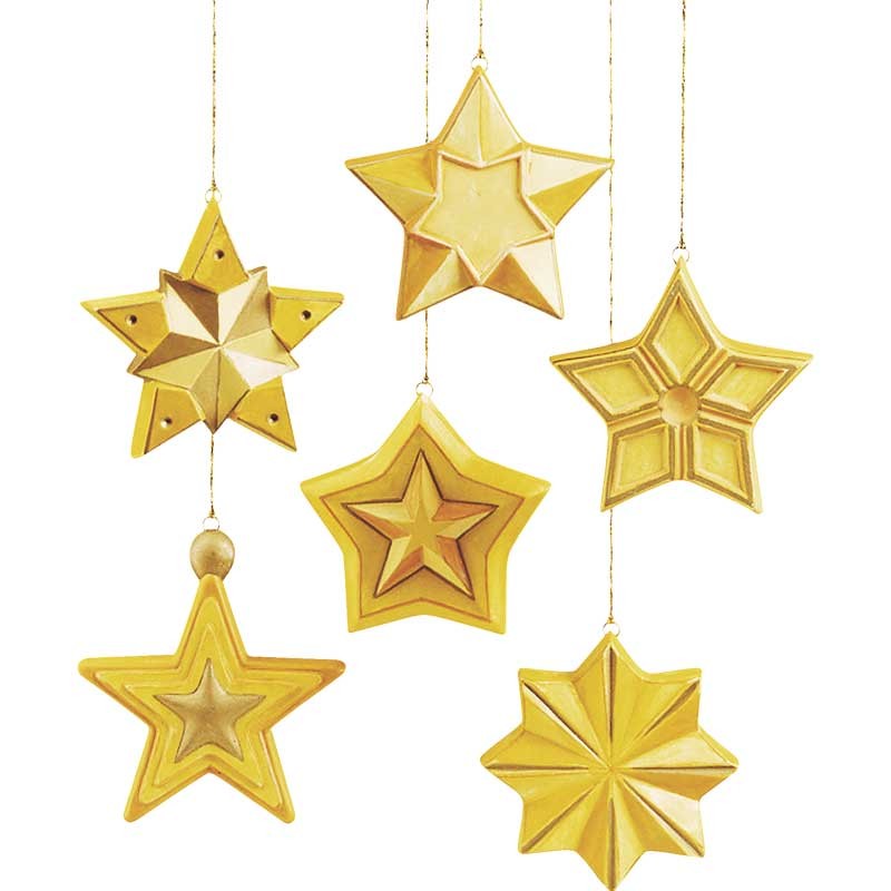 Forma do odlewów gipsowych dwustronna Gwiazdy 3D 03