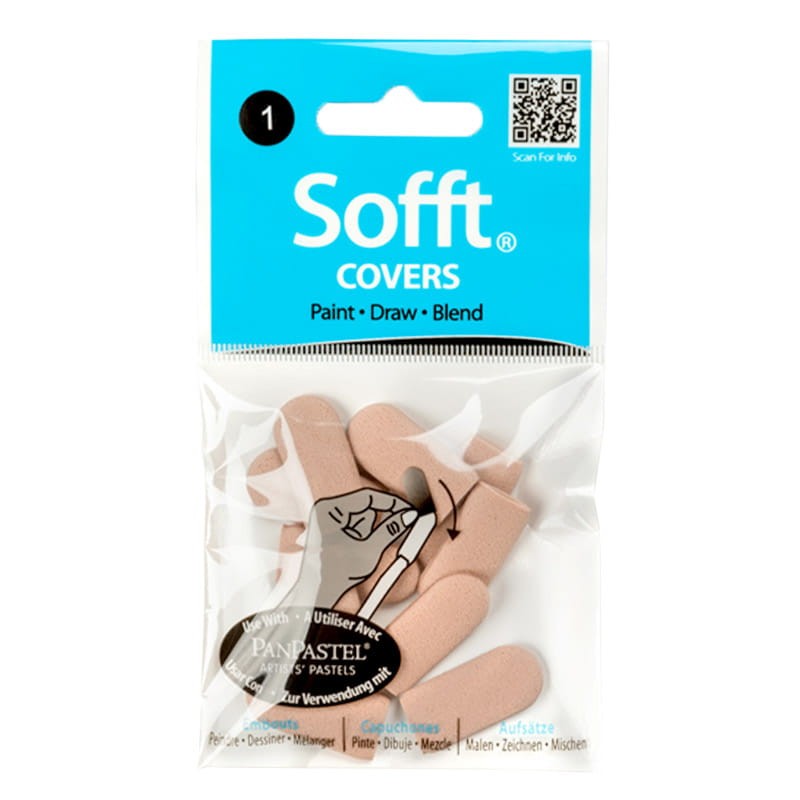 Aplikatory Sofft covers PanPastel 10 szt. nr 1 okrągły 01