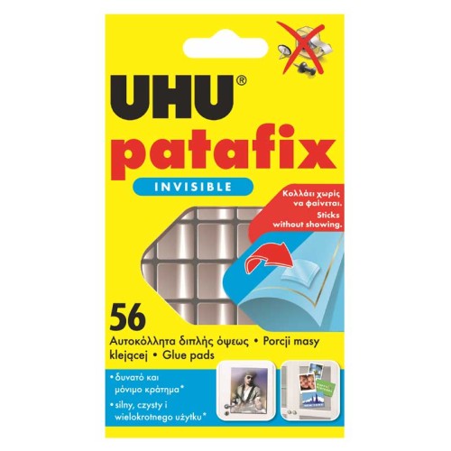 Płatki samoprzylepne UHU Patafix Transparent 56 szt.
