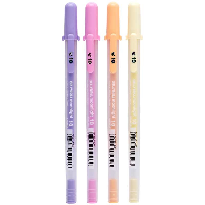 Długopisy żelowe Gelly Roll Moonlight zestaw 4 szt. Sunrise 02