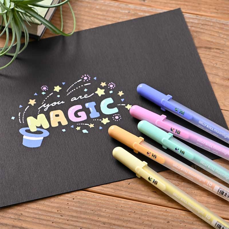 Długopisy żelowe Gelly Roll Moonlight zestaw 4 szt. Sunrise 03