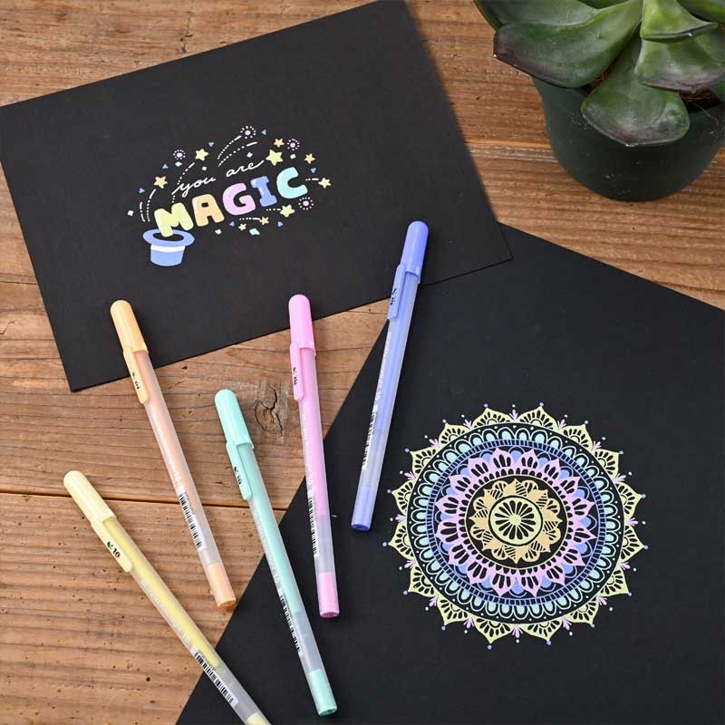 Długopisy żelowe Gelly Roll Moonlight zestaw 4 szt. Sunrise 04