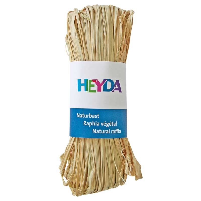 Rafia dekoracyjna Heyda 50 g naturalna 01