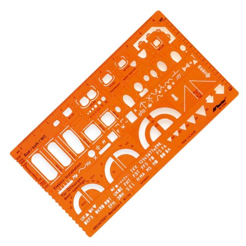 Szablon architektoniczny 1:50 10304 Leniar