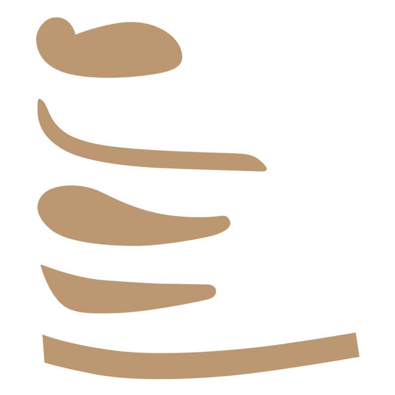 Krzywik krawiecki Leniar Sierp 48 x 15 cm 03