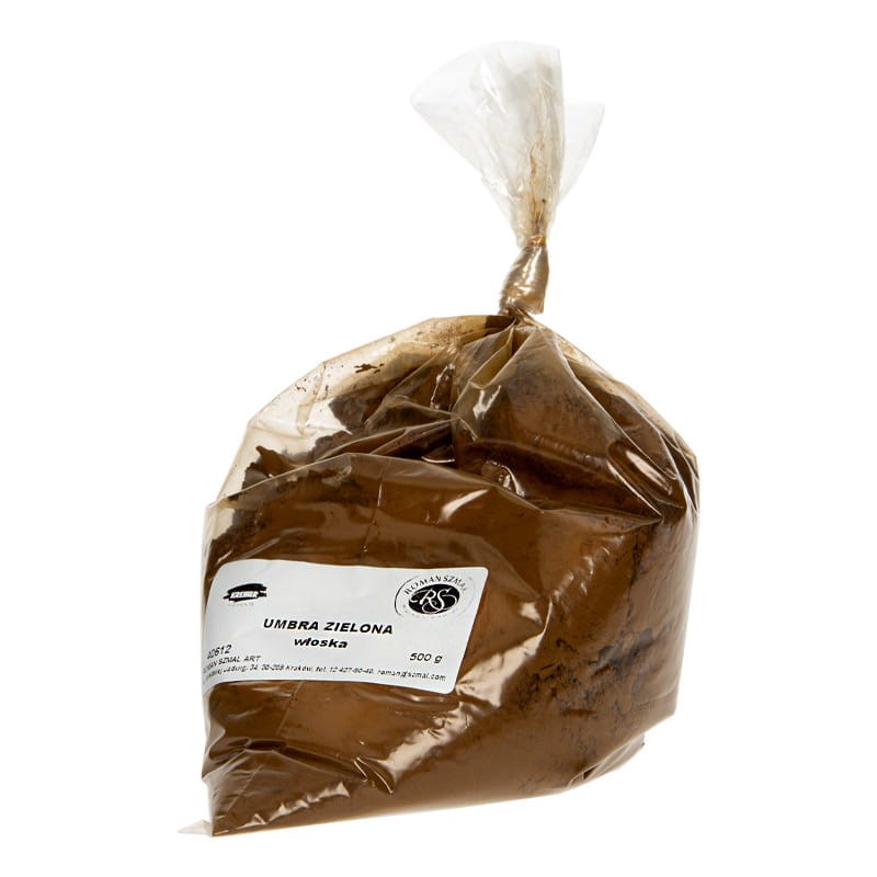 Pigment Umbra zielona włoska 500 g 40612 Szmal 01
