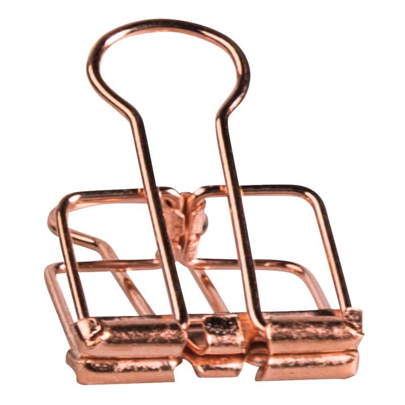 Klipsy biurowe ozdobne Knorr Prandell 8 szt. 19 mm miedziane 04