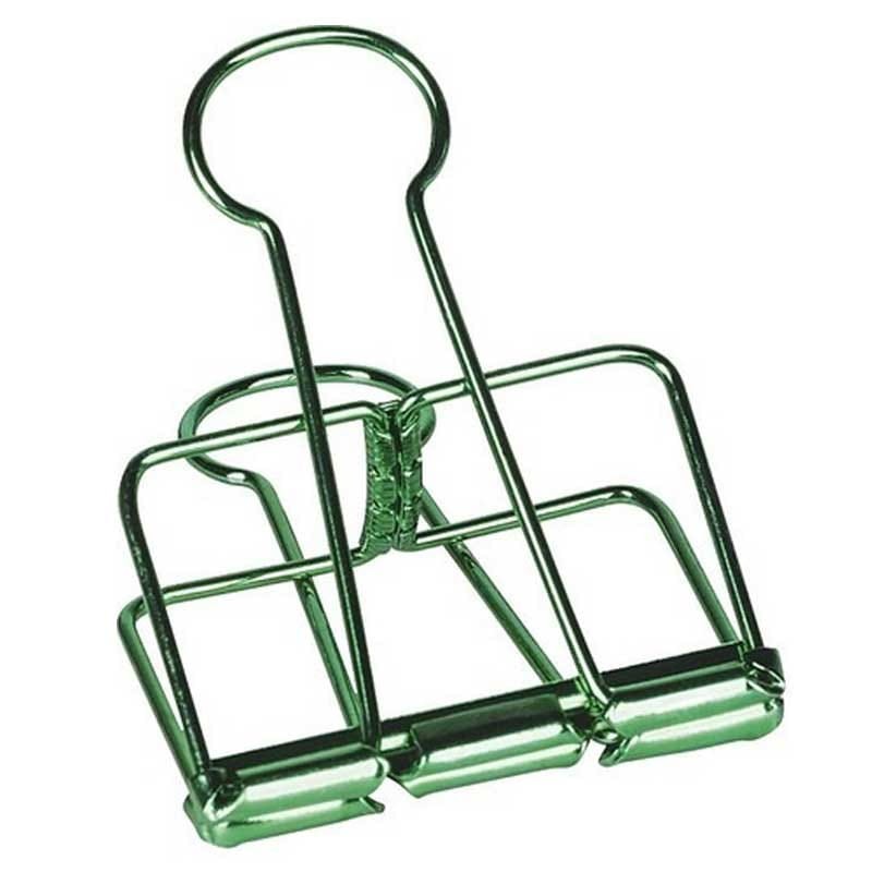 Klipsy biurowe ozdobne Heyda 4 szt. 50 mm mix kolorów 05