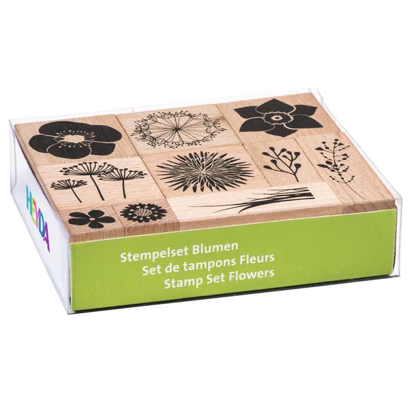 Stemple Heyda zestaw 10 szt. Kwiaty 01