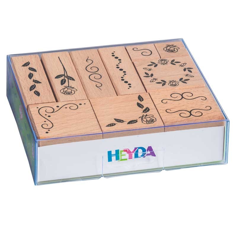 Stemple Heyda zestaw 10 szt. Ornamenty 01