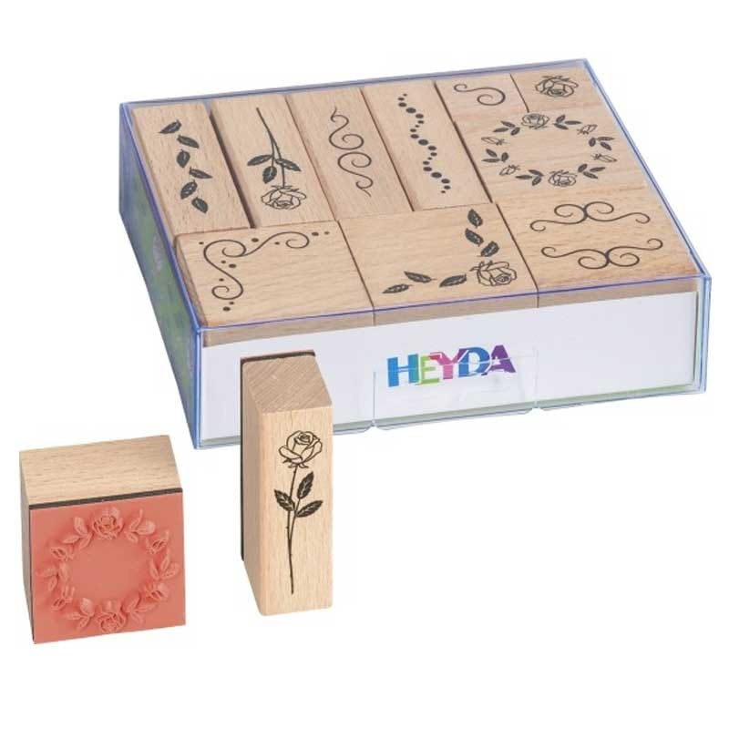 Stemple Heyda zestaw 10 szt. Ornamenty 03