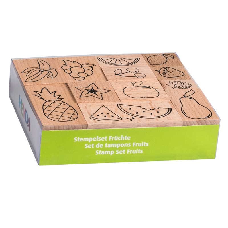 Stemple Heyda zestaw 10 szt. Owoce 01
