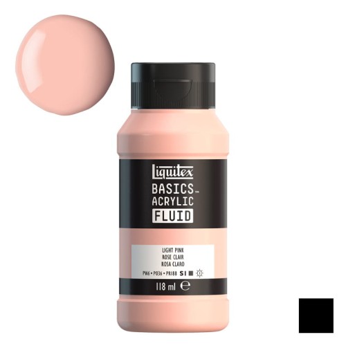 Farba akrylowa Liquitex Basics Acrylic Fluid 118 ml - 810 Light Pink