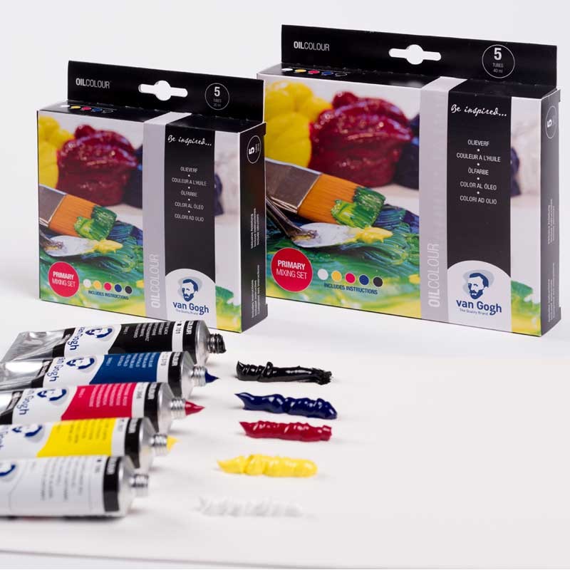 Farby olejne Van Gogh Primary Mixing zestaw 5 x 20 ml 05