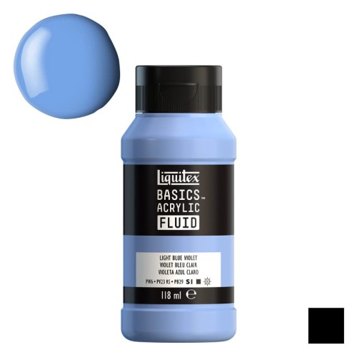 Farba akrylowa Liquitex Basics Acrylic Fluid 118 ml - 680 Light Blue Violet