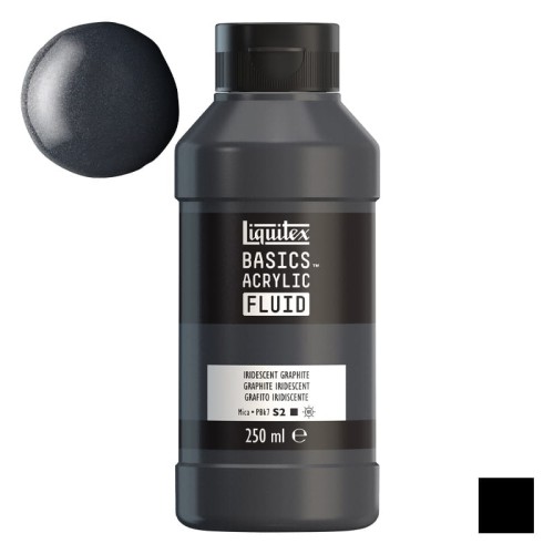 Farba akrylowa Liquitex Basics Acrylic Fluid 250 ml - 049 Iridescent Graphite