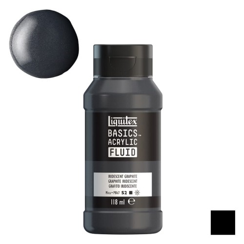 Farba akrylowa Liquitex Basics Acrylic Fluid 118 ml - 049 Iridescent Graphite