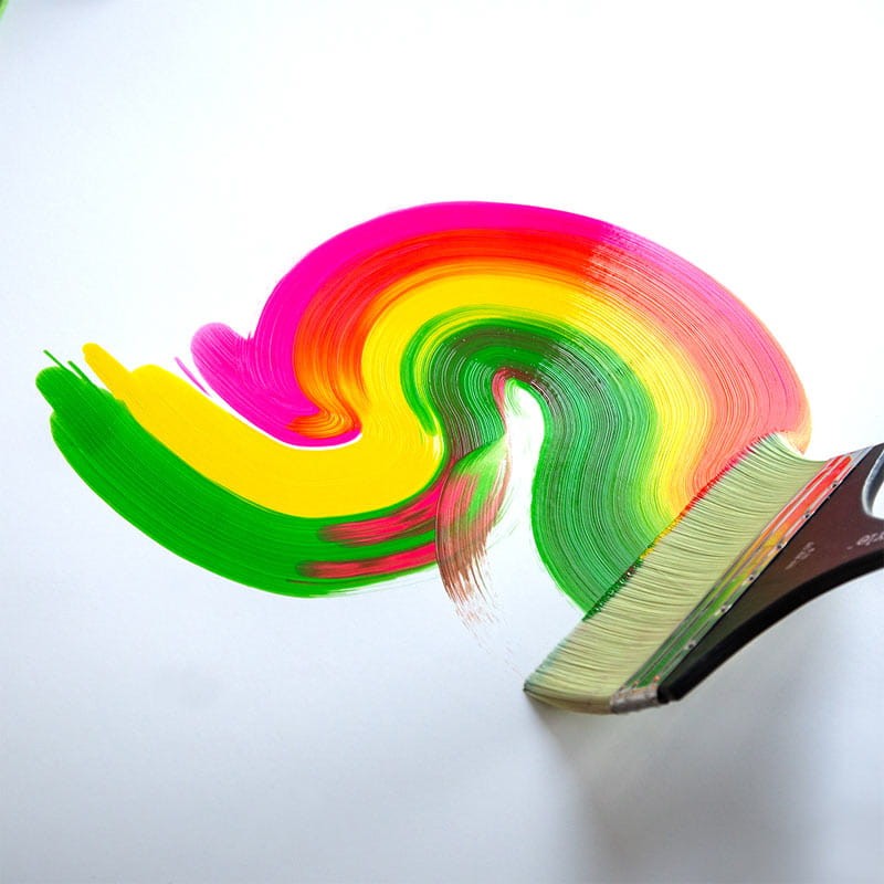 Pędzel Freestyle Liquitex Paddle 2" - krótki uchwyt 03