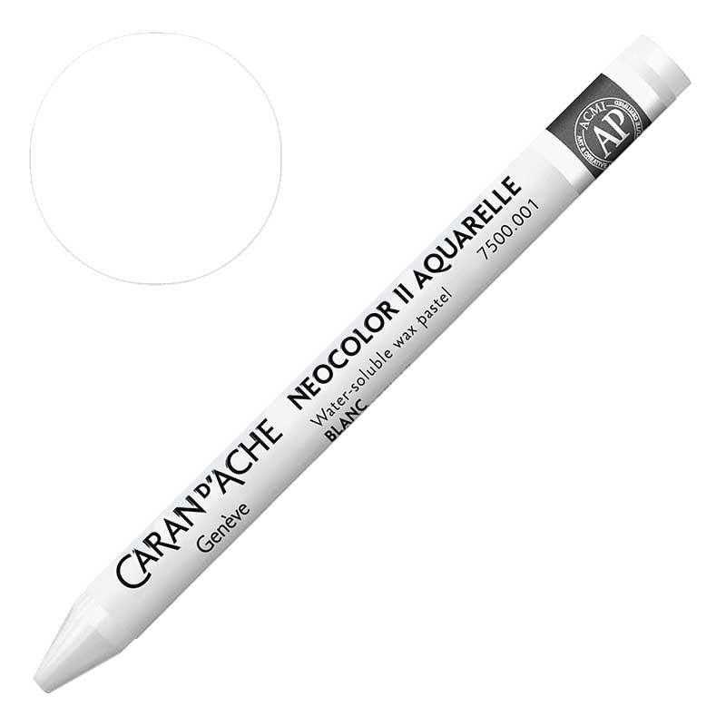 Kredka pastel Neocolor II Aquarelle Caran d'ache 001 White 01