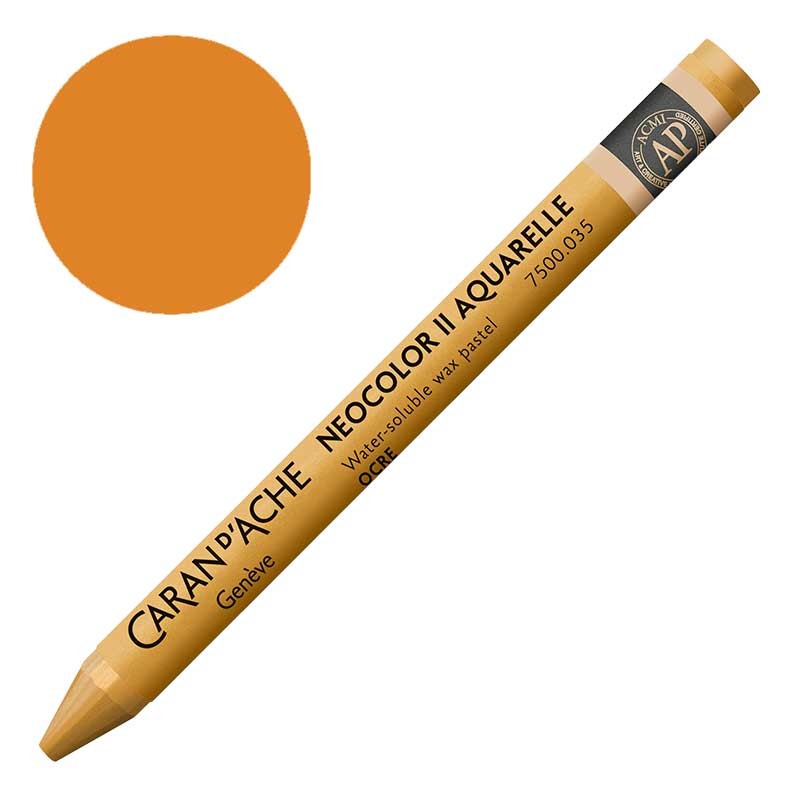 Kredka pastel Neocolor II Aquarelle Caran d'ache 035 Ochre 01
