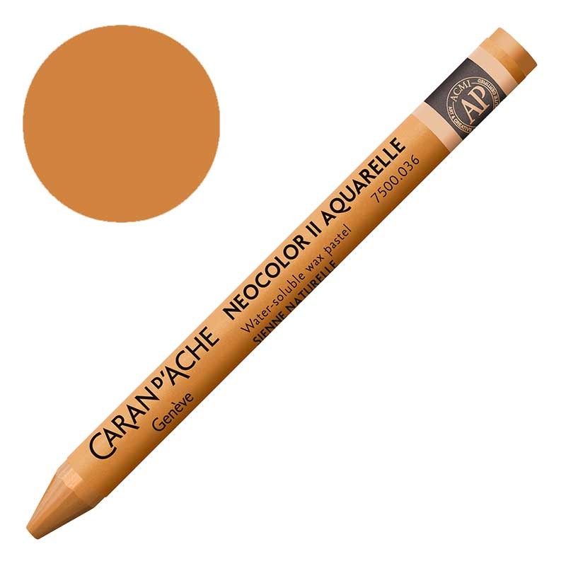 Kredka pastel Neocolor II Aquarelle Caran d'ache 036 Raw Sienna 01