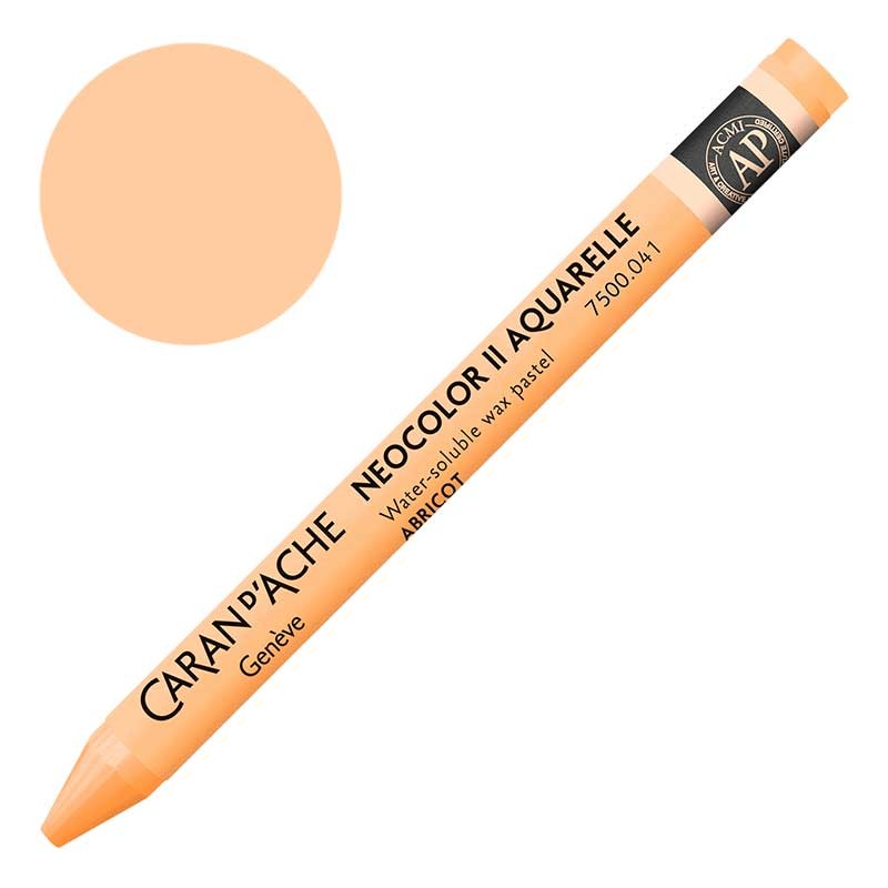 Kredka pastel Neocolor II Aquarelle Caran d'ache 041 Apricot 01
