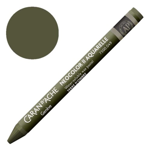 Kredka pastel Neocolor II Aquarelle Caran d'ache - 049 Raw umber