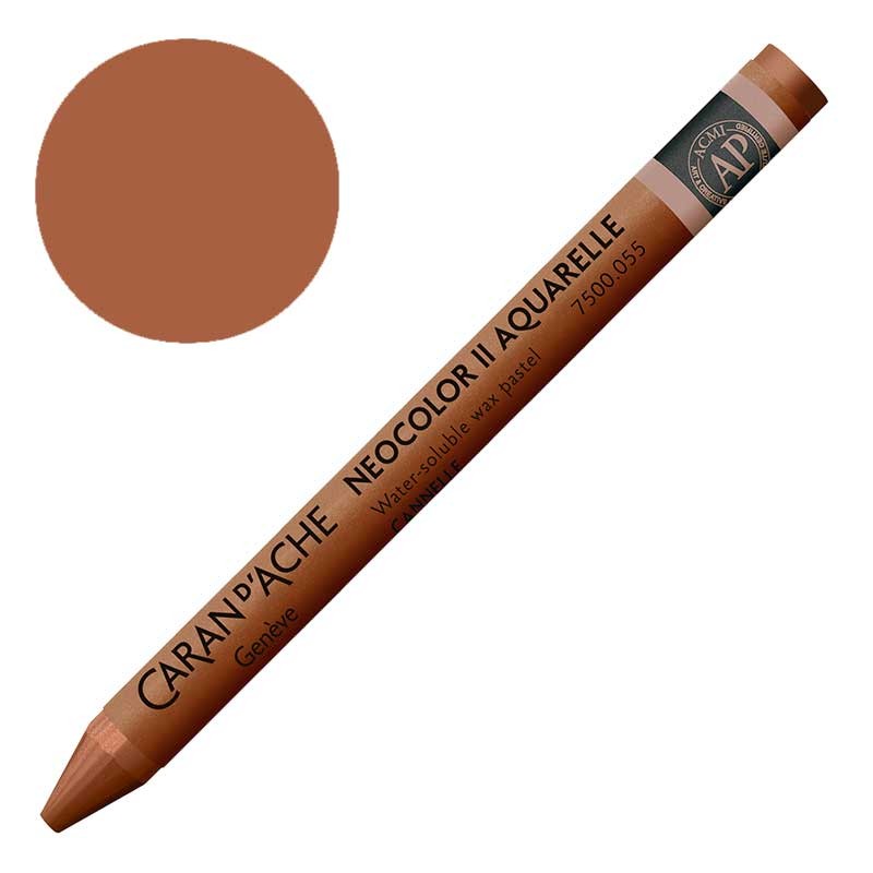 Kredka pastel Neocolor II Aquarelle Caran d'ache 055 Cinnamon 01
