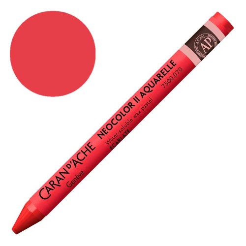 Kredka pastel Neocolor II Aquarelle Caran d'ache - 070 Scarlet