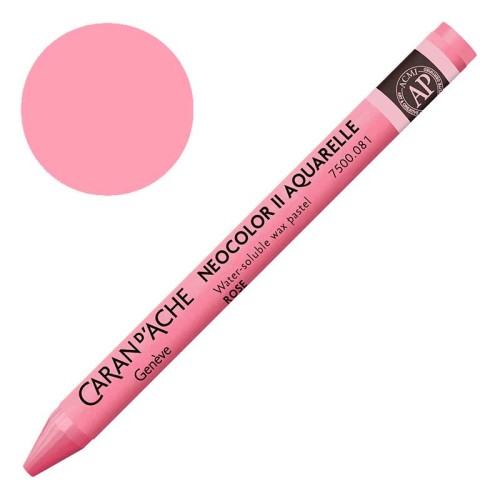 Kredka pastel Neocolor II Aquarelle Caran d'ache - 081 Pink