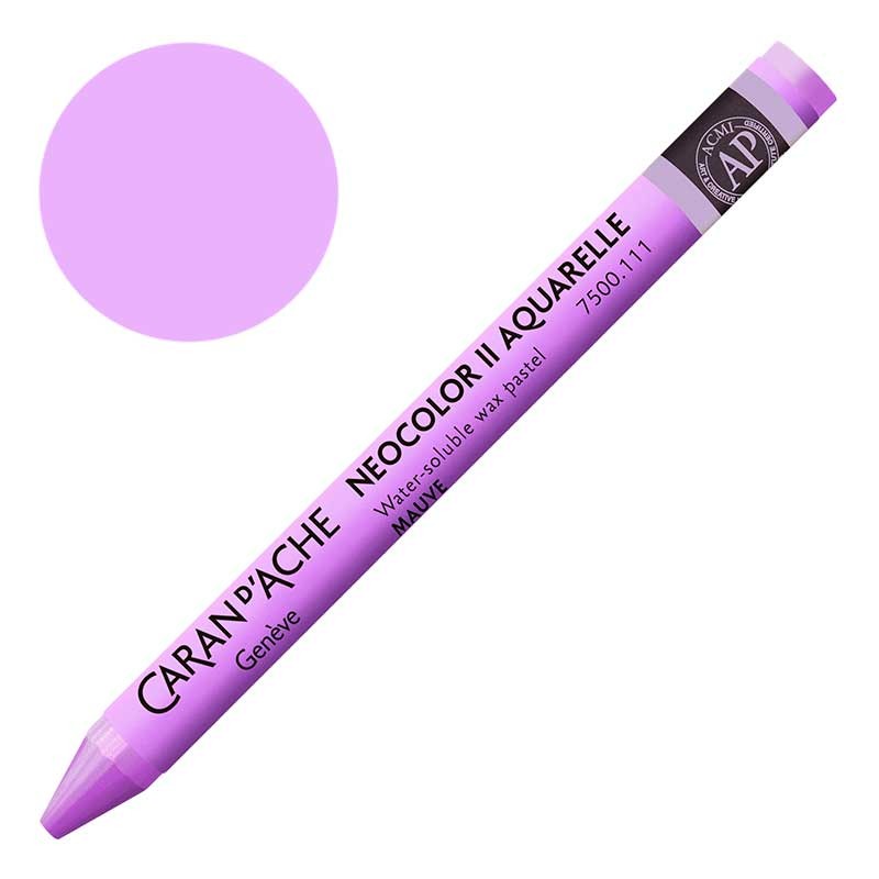 Kredka pastel Neocolor II Aquarelle Caran d'ache 111 Mauve 01