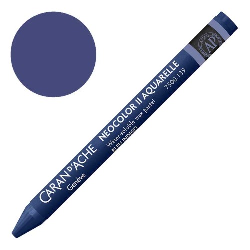Kredka pastel Neocolor II Aquarelle Caran d'ache - 139 Indigo Blue