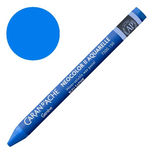 Kredka pastel Neocolor II Aquarelle Caran d'ache - 150 Sapphire Blue