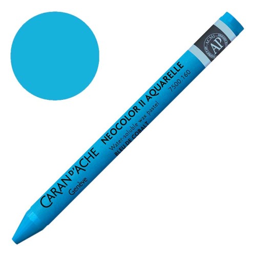 Kredka pastel Neocolor II Aquarelle Caran d'ache - 160 Cobalt Blue