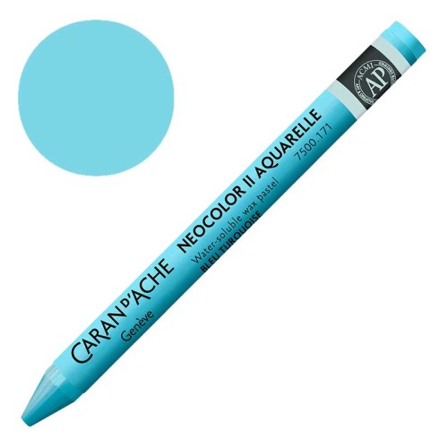 Kredka pastel Neocolor II Aquarelle Caran d'ache - 171 Turquoise blue