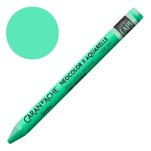 Kredka pastel Neocolor II Aquarelle Caran d'ache - 201 Veronese green